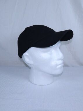 Adidas Aeroready Slideback Black Baseball Cap Cotton Adjustable Embroidered